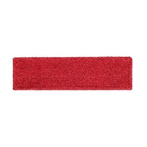 Rubbermaid 2-Pack Commercial ADAPTABLE FLAT MOP MICROFIBER PADS, RED 2132423